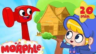 Morphle's treehouse - Building with Mila and Morphle