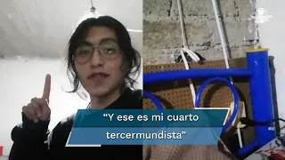 Tiktoker se vuelve viral al mostrar su cuarto “tercermundista”