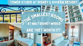 Smallest Rooms at Walt Disney World! Tower Studio at Disney's Riviera Resort Tour and Review