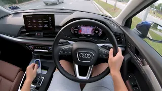 2022 Audi Q5 facelift POV Drive in Malaysia | 0-100 km/h + cabin noise tests