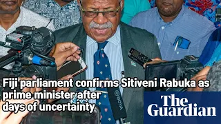 Fiji parliament confirms Sitiveni Rabuka as prime minister after days of uncertainty