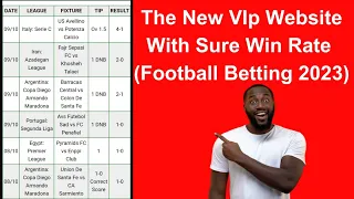 New Website That Gives 98% Sure Wining (Football Predictions 2023)