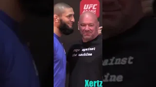 Dana White Sees Khamzat Chimaev For The First Time 😱