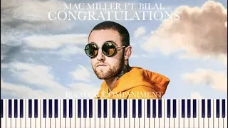 Mac Miller ft. Bilal - Congratulations (Piano Accompaniment + Sheets)