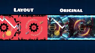 "Jigsaw" Layout vs Original Comparison | Geometry Dash 2.11