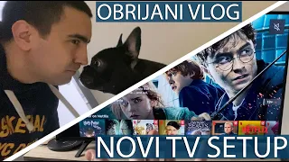 OBRIJANI VLOG, MARFI ME NIJE PREPOZNAO | Novi TV Setup