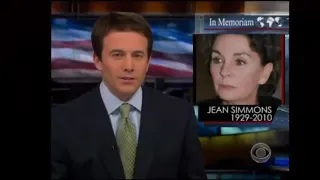 Jean Simmons: News Report of Her Death - January 22, 2010