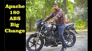 TVS Apache RTR 180 ABS 2019 Big Update Review Price Mileage Sound In Hindi