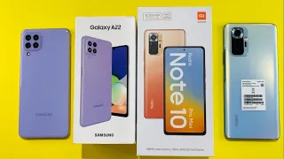 Samsung Galaxy A22 vs Xiaomi Redmi Note 10 Pro Max