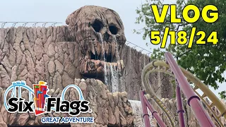 New Projects at Six Flags Great Adventure! | Vlog 5/18/24