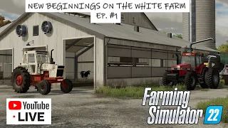 Trying Something New on THE WHITE FARM | Farming Simulator 22