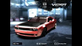 NFS MW DODGE CHALLENGER SRT DEMON 400 KM/H