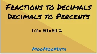 Fraction to decimal then to percent- Math