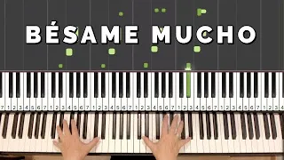 Besame mucho. Piano cover. Synthesia.