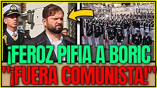 ¡¡URGENTE!! Boric FUE FEROZMENTE PIFIADO en DESFILE de la Armada en Valparaíso