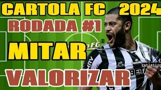 #DICAS #CARTOLA FC #2024/TIME PARA PONTUAR MUITO E VALORIZAR #RODADA 01 #CARTOLAFC/TIME PRINCIPAL.