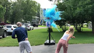 Epic basketball gender reveal!!!