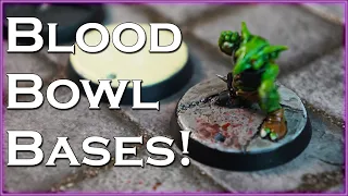 ALTERNATIVE Blood Bowl Bases (& Fixing Slotta Bases)!