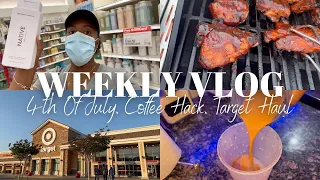 WEEKLY VLOG: 4th of July, Coffee Hack, Target Haul, and more