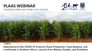 COVID-19 Crisis for Rural Production, Food Systems & Livelihoods in Southern Africa