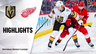 NHL Highlights | Golden Knights @ Red Wings 11/10/19