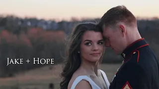 Marine Groom Is So In Love - Christian Wedding: Jake + Hope Arran Farms