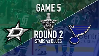 Dallas Stars @ St Louis Blues | Round 2 | Game 5 Stanley Cup Playoffs 2019