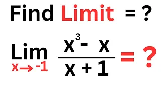 Evaluate Limit by using Algebraic techniques | Calculus Mathematics