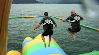 Harrison Lake Inflatable Water Park