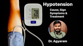 Low Blood Pressure | Low B.P | Hypotension, Cause,Sign, Symptoms & Treatment. #bp #sign #lowbp