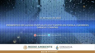 23 de mayo de 2023  #Pronóstico  del  tiempo  08:00 h.