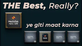 Helio G99 Ka *ASLI SACH*🔥| BGMI FPS | Dimensity 810 VS 700 VS G80 VS G95 VS G99 |Techie Nick [HINDI]