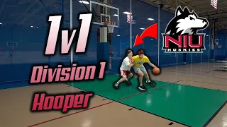 TOUGHEST Game Yet! PHYSICAL 1v1 Basketball Vs. D1 Point Guard!!