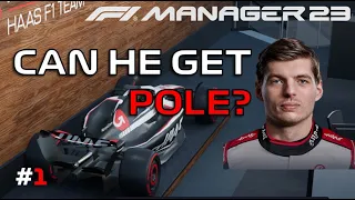 Can Max Verstappen Get Pole in a Haas