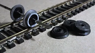 изготовление колёсных пар  для моделей  1 /87 production of wheels for models with a scale of 1/87