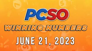 P30M Jackpot Grand Lotto 6/55, 2D, 3D, 4D, and Megalotto 6/45 | June 21, 2023