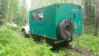 "ФИГНЯ А НЕ КАКАШКА":))  GAZ 33081 Наг ГАЗик ПРЕТ НА ГЕЙЗЕР В  Опоки