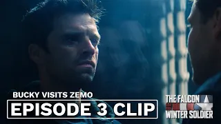 Bucky visits Zemo scene | The Falcon and the Winter Soldier Episode 3 | HD CLIP