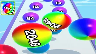 Ball Run 2048 ! All Levels Gameplay (377-382) android, ios