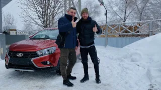 Самая яркая Lada Vesta SW Cross на вариаторе уехала в г.Краснодар!