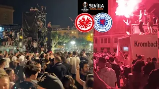 Crazy Scenes In Frankfurt As Fans Celebrate Winning The Europa League Final Against Rangers