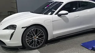 Porsche Taycan Ceramic Pro Nano primer polished