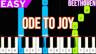 Beethoven - Ode to Joy - EASY Classical Piano Tutorial for Beginners