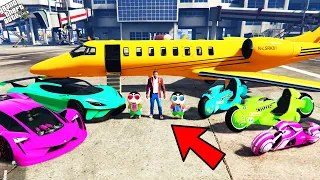 GTA 5 : Shinchan & Pinchan Become Billionare Repairing Garbage in GTA 5 ! (GTA 5 mods)