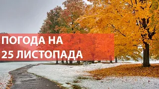 Погода у Києві на 25 листопада 2021