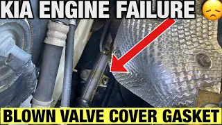 KIA ENGINE SETTLEMENT PART 8 | KIA ENGINE FAILURE | KIA OPTIMA BLOWN VALVE COVER GASKET #kia