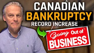 "We're At A Crux." | Business Insolvencies in Canada see Sharpest Increase on Record