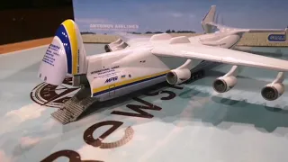 Деталізована модель літака гіганта Мрія Ан - 225,масштаб 1:200