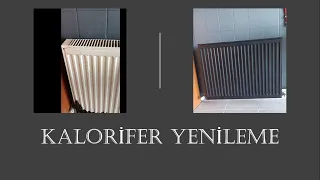 Cadence boya ile eski kaloriferi yenile I heater renewal I kalorifer boyama