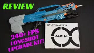 [Review] JET Blasters ALPHA KIT (Nerf Longshot Upgrade Kit)